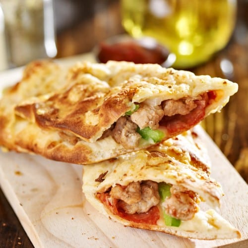 Small Chicken Cheesesteak Stromboli.