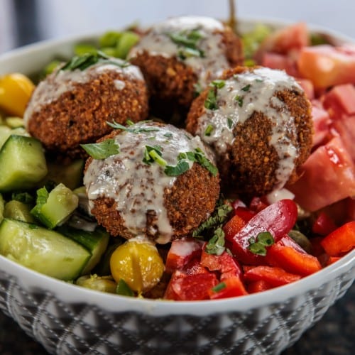 Zeta Falafel Salad.