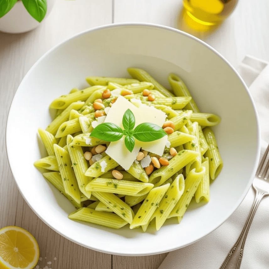 Penne Pesto.