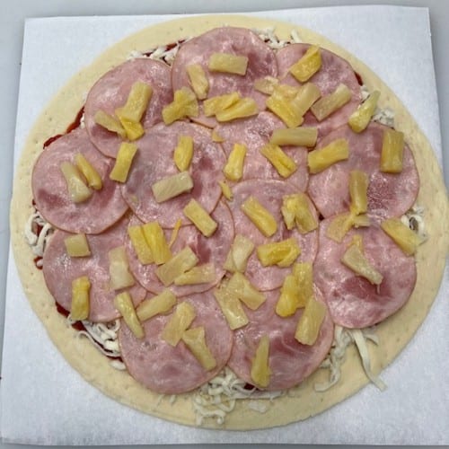 Small 9" Two Toppings (Serves 1-2 People).