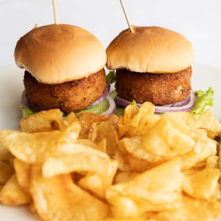 Crab Cake Sliders Sandwich