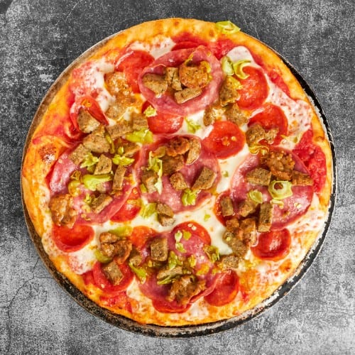 16" Lg Specialty Pizza with 6 Pc Wing.