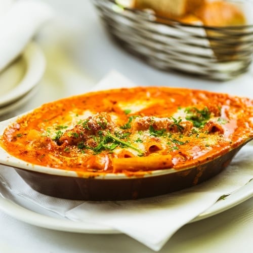Baked Rigitoni.