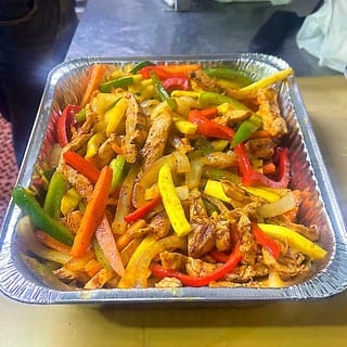 1/2 HALF TRAY Chicken Fajita