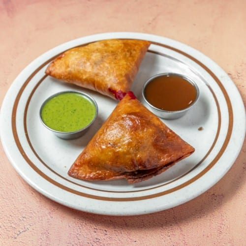 Lamb Keema Samosa.