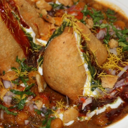 Samosa Chaat.