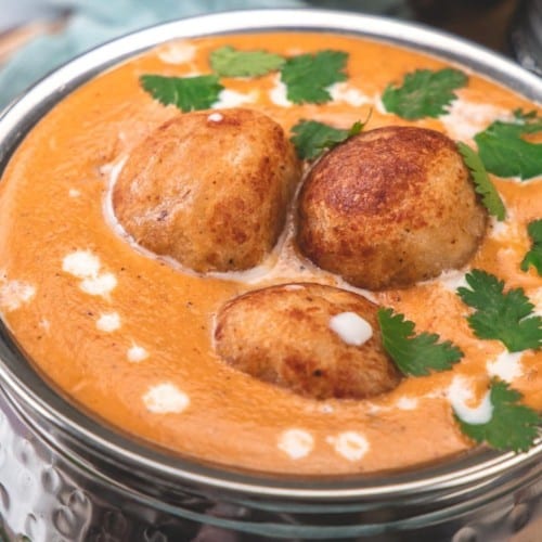 Malai Kofta (Cheesy Dumpling).