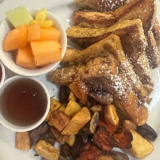 Brioche french toast brunch