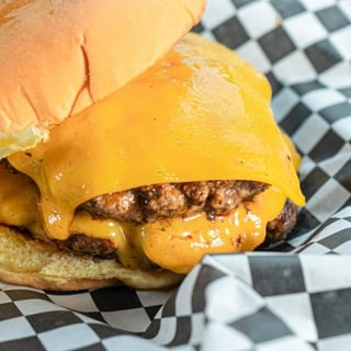 Double Cheese Burger Basket