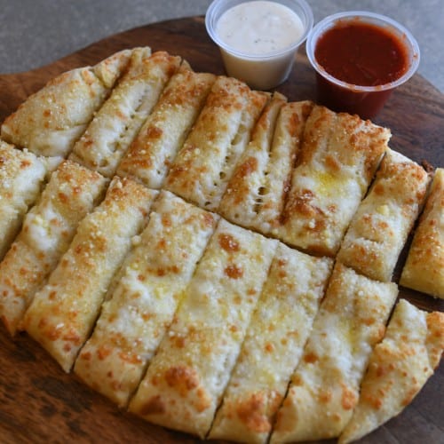 Our Famous Original Cheezy Bread.