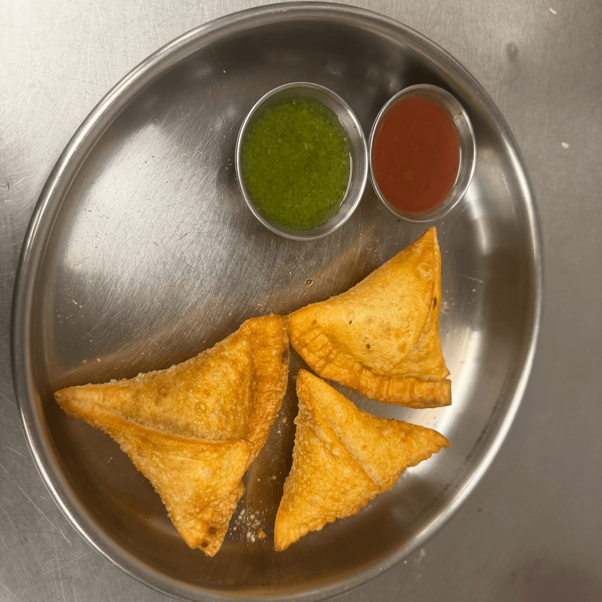 Meat Samosas.