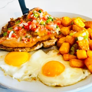 Spicy Chops and Eggs