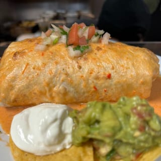 Steak Burrito Mojado Dinner