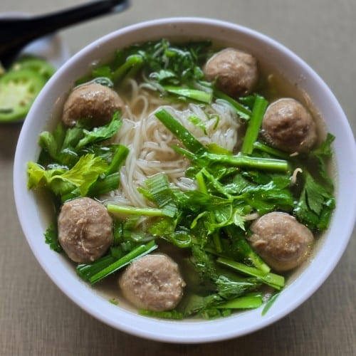 Beef Ball Pho.