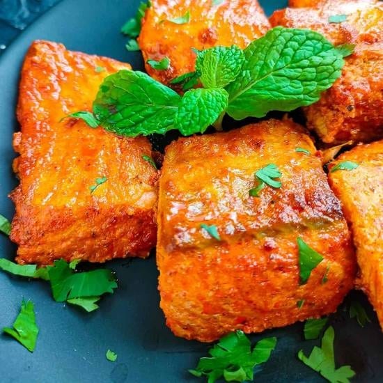 Tandoori Salmon.