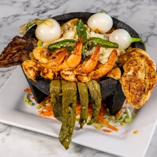 Molcajete Caliente / Hot Molcajete.