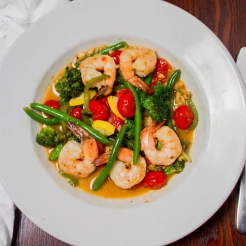 Shrimp Primavera.