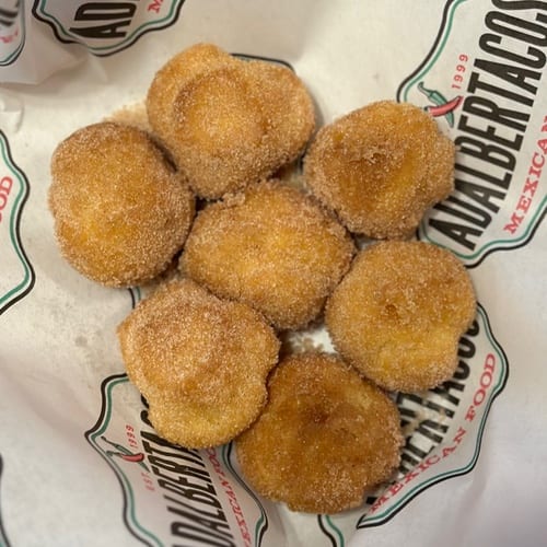 Churro Mini Cream Puffs.