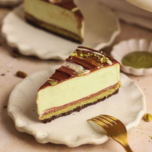 Dubai Chocolate Cheesecake.