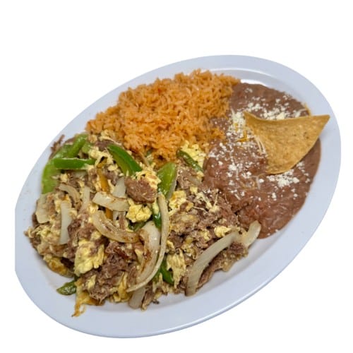Machaca con Huevo Plate.