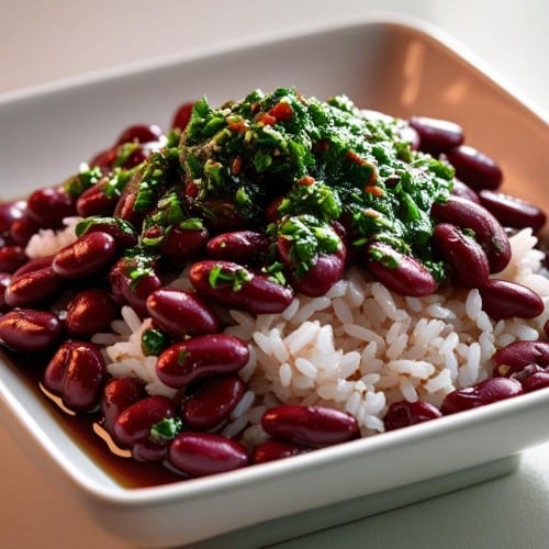 Red Beans and Rice (Vegan).