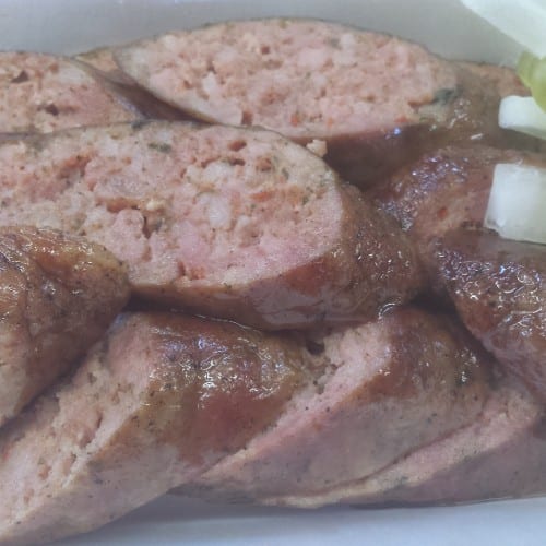 Homemade Smoked Sausage.