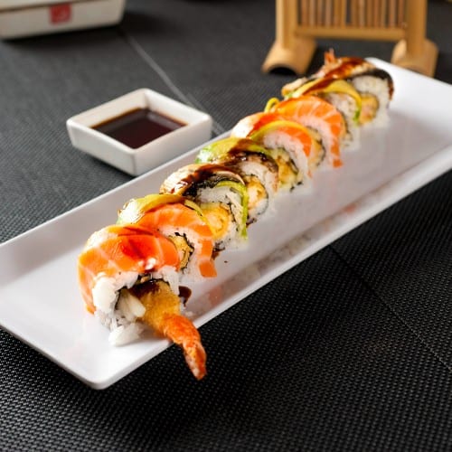 Yoshi Dragon Roll.