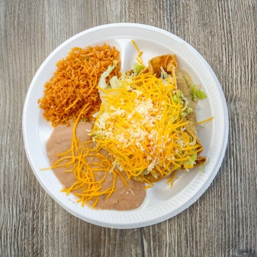 Carnitas Soft Tacos.