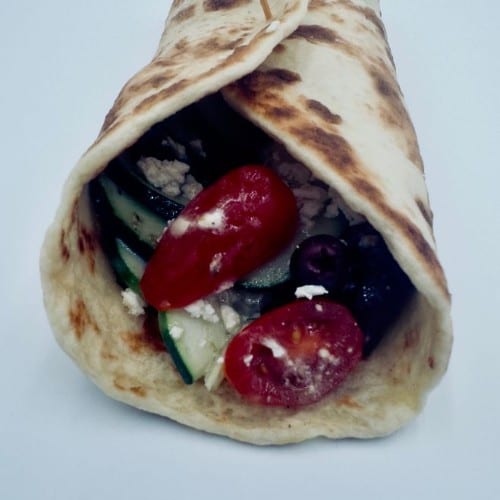 Greek Veggie Pita.