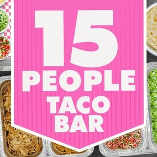 Taco Bar for 15 People