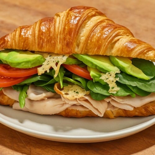 Garden Fresh Turkey Croissandwich.