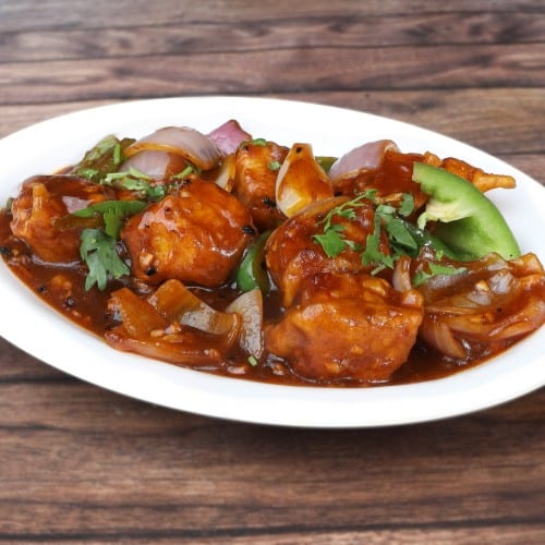 Chilli Paneer.