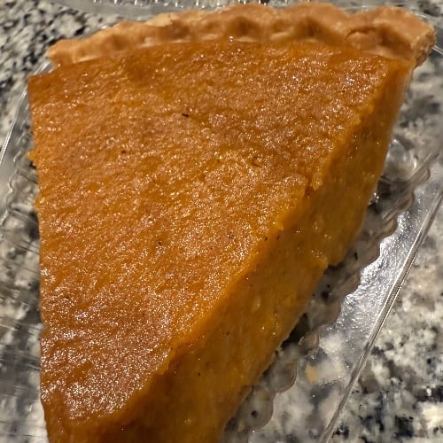 Sweet  potato Pie.