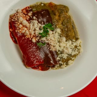 Cheese Tri-Color Enchiladas