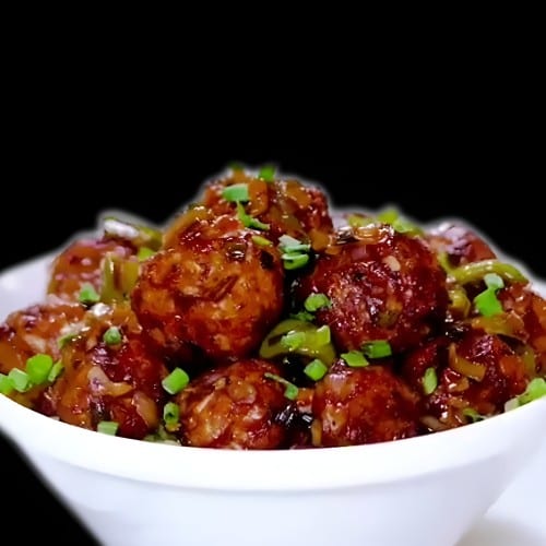 Veg Ball Manchurian  (15pcs).