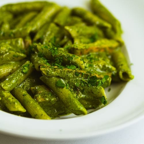 Chicken Penne Pesto.