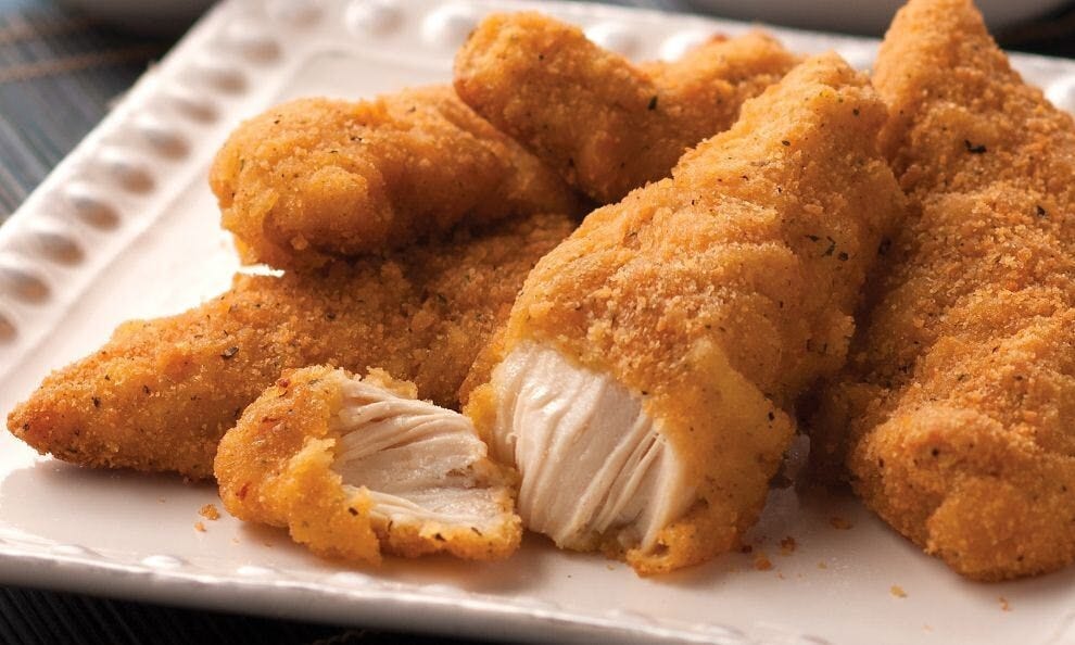 Chicken fingers (4 pieces).
