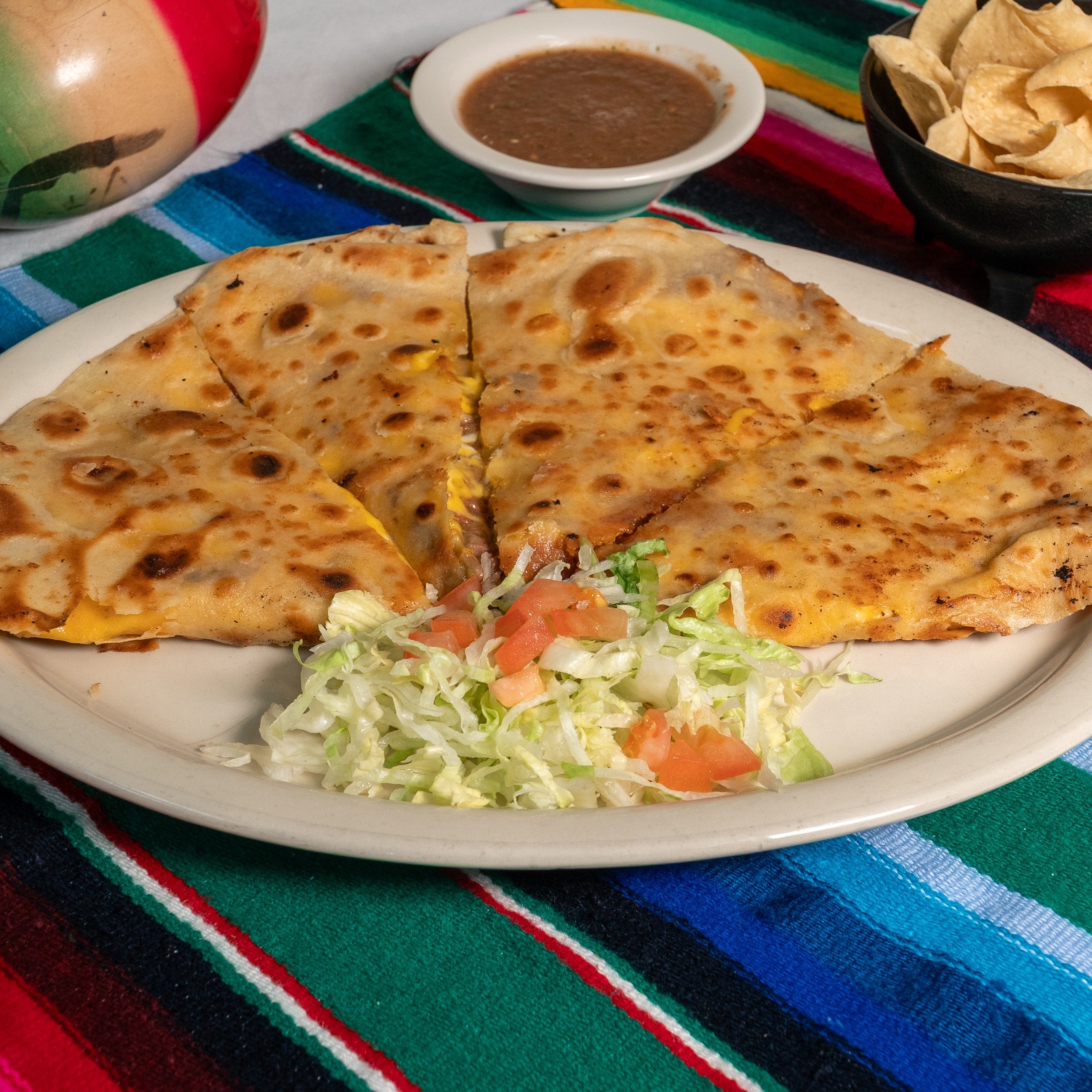 Stuffed Quesadilla.