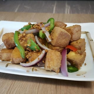 Wok-Charred Prawns with Spicy Salt / 椒鹽蝦球