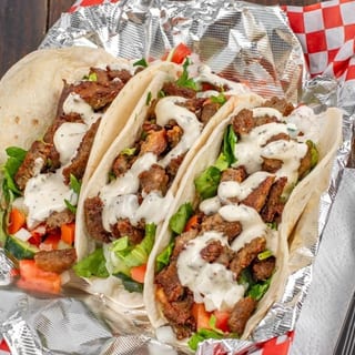 Three Gyro Tacos