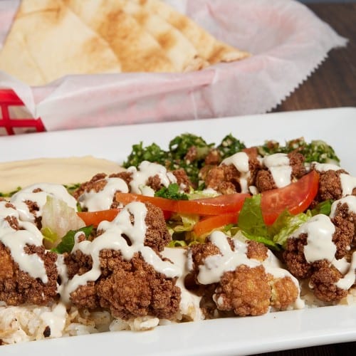 Fried Cauliflower Platter.