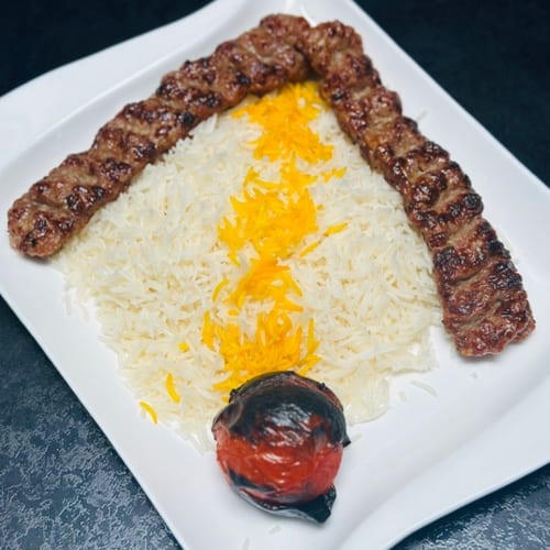 Koobideh Rice with rice.
