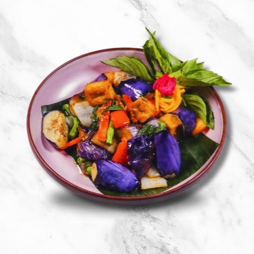 Tofu & Eggplant.