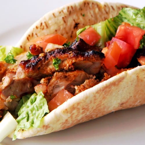 Chicken Kebab Wrap.