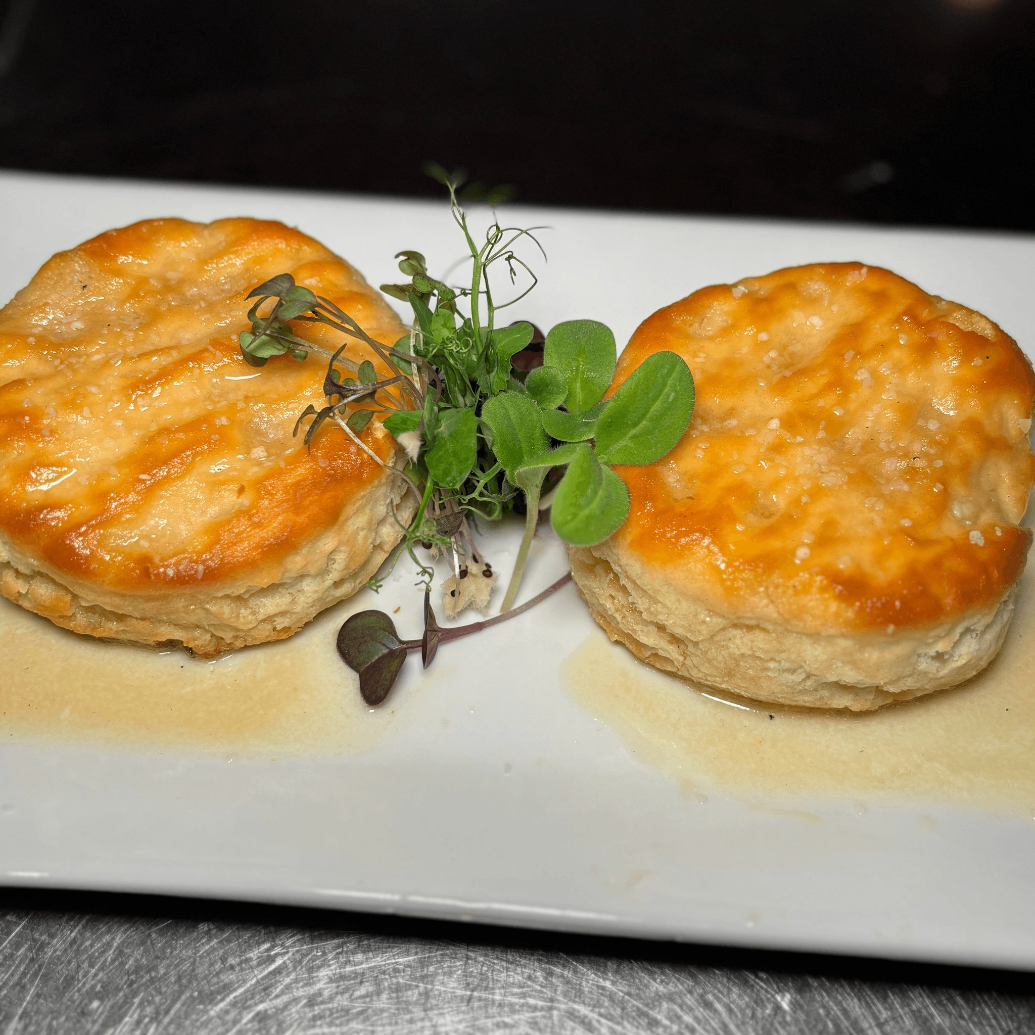 Honey Butter Biscuits.