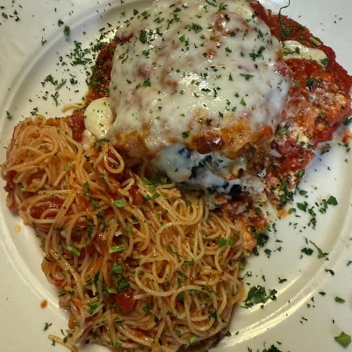 Chicken Parmigiana.
