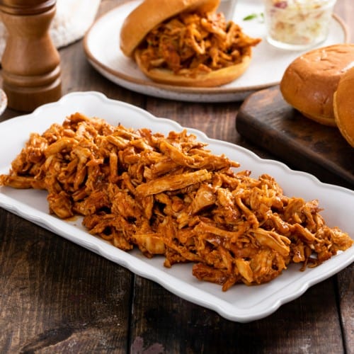 Smoked Pulled Chicken.