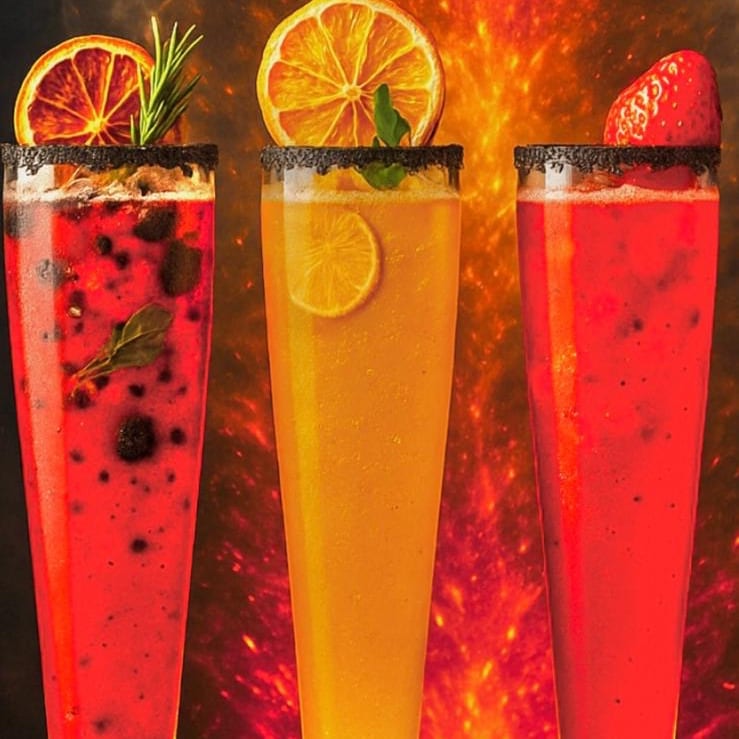 Berry Cooler - **Mocktail made with tequila zero proof**.