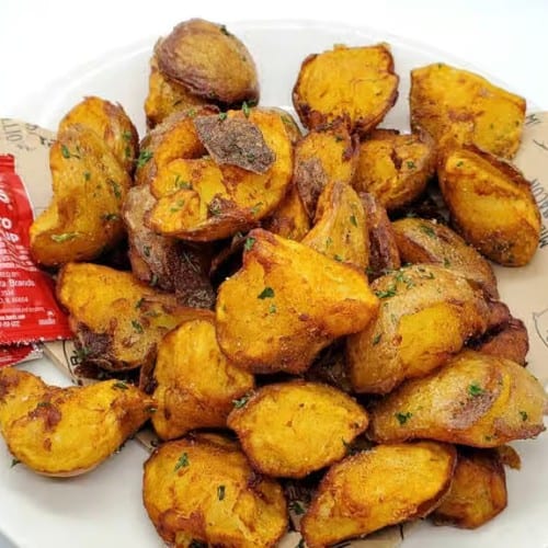 Crispy Yukon Potato.