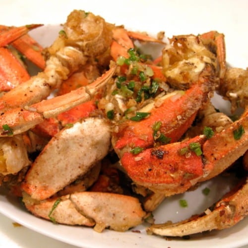 Dungeness Crab with Tamarind Sauce.